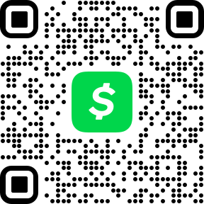 CashApp QR Code for $tryhudotv